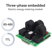 Medidor Eléctrico Inteligente Trifásico Mini con RS485 Modbus, Medidor de Energía Bidireccional