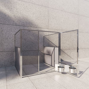 Çin Fabrikası Sıcak Satış Yeni Tasarım Çevre Dostu Ağır Hizmet Tipi Lüks Büyük Köpek Kulübesi 304 Paslanmaz Çelik Özelleştirilebilir Boyut - Product Image 1