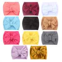 Nœud Souple Créatif de 19,5 cm pour Enfants d'Europe et d'Amérique, Accessoires Cheveux Bébé Nouveau-né Bandeaux pour Bébés