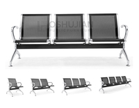 Chaise de salon 3 places, siège banderole, clinique d'hôte, pour salon d'attente, club