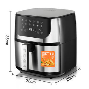 Digital Control 1800W 7.7L Non-stick Cooking Oil Free Deep Fryer <b>Electric</b> Air Fryer Oven for Home - Product Image 2