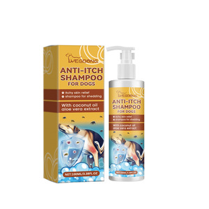 Shampoo anti-démangeaisons pour chien YEGBONG |   Apaise les démangeaisons cutanées, réduit la perte de poils - Formule à l'huile de coco et à l'aloe vera pour chiens - 100ML Pet Groo - Product Image 1