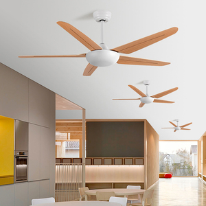 Ventilateur de plafond moderne à 5 lames, 52 pouces, Style nordique et minimaliste, avec télécommande, sans lumière, nouveauté 2020 - Product Image 3