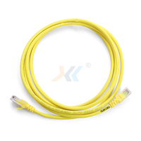 Kabel Patch bulat SFTP CAT 6 warna abu-abu 0.45mm harga terbaik kabel Lan Ethernet CAT6A CAT6 20M untuk Internet