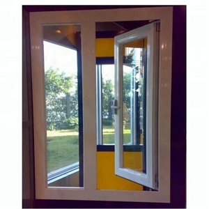 Chất lượng cao Thiết kế pháp uPVC cửa sổ khuôn cửa sổ Swing mở flyscreen không thấm nước cho các dự án nhà chung cư - Product Image 6