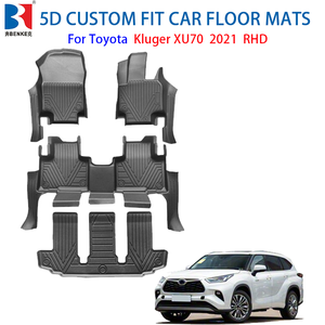 Alfombrillas de Coche Personalizadas 5D TPE de Fábrica para Toyota Kluger XU70 <span class=keywords><strong>2021</strong></span> RHD, Alfombrillas Antideslizantes para Todo Clima - Product Image 1