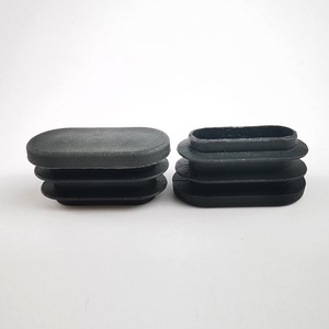 Shih Hung Plastics – Pieds de protection en plastique noir pour meubles, formes variées (15x30mm, 20x40mm, 25x50mm, 30x60mm) - Product Image 1