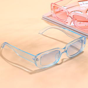<b>Small</b> Shades Uv400 Vintage Sun Glasses Retro Rectangular <b>Frame</b> Custom logo Wholesale Rectangle <b>Sunglasses</b> Women - Product Image 4