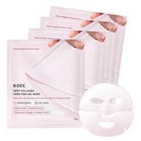 Masque Gel Visage KOEC au Collagène et Peptides Roses Raffermissant & Éclaircissant Hydratant et Blanchissant – Article le Plus Vendu