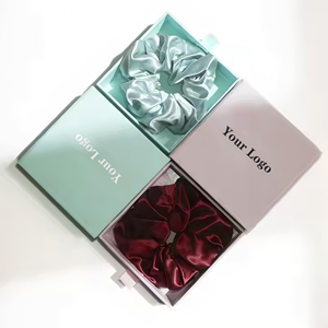 16Mm Mulberry Scrunchies Custom Logo Gift Box 3.5Cm Wide Large Size Luxury Silk Scrunchy Set Women <b>Hair</b> <b>Accessories</b> - Product Image 1