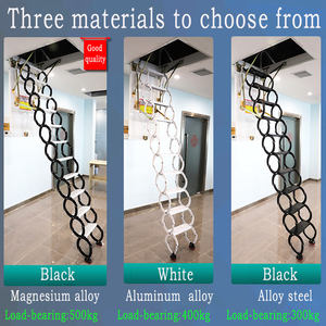 Mini échelle télescopique électrique en alliage d'aluminium Loft Design moderne <span class=keywords><strong>Escalier</strong></span> d'extension pliable portable pour une utilisation en appartement - Product Image 6