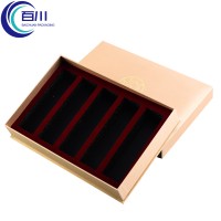 Caja de Regalo de Alta Gama con Papel Especial Impreso y Lámina Dorada, Caja Rígida de Cartón con Logotipo Personalizado y EPE para Productos de Té y Cosméticos
