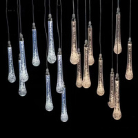 2025 haute qualité nouveaux accessoires de mariage acrylique 10 têtes lumineux goutte lustre mariage scène plafond décoration lumières