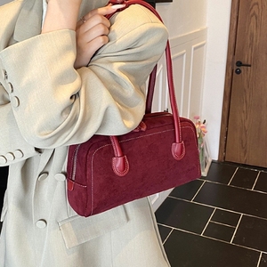 Nouveauté Sac fourre-tout en daim PU imperméable grande capacité avec logo personnalisé Sac à bandoulière polyvalent pour femme pour l'automne-hiver - Product Image 2