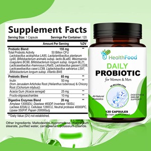 Cápsulas Probióticas Diarias de Buena Calidad, Apoyo Efectivo para la Salud Intestinal e Inmunológica y Bienestar General con Suplemento Dietético - Product Image 6