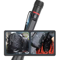 Lampe torche LED portable mini en alliage d'aluminium à piles sèches pour dentiste, infirmière, camping, randonnée, aventure, IP55