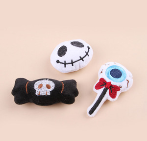 High Quality Halloween Pumpkin <b>Cat</b> Teaser Stick Creative Candy Toy and Ghost Chew Toys for Dogs - Product Image 4