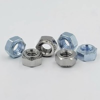 Écrou de rivet de pression en acier inoxydable Din985 avec broche de dent de fleur de tache écrou autobloquant à tête ronde pour PCB KFS2