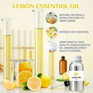 Huile essentielle de citron pure à l'odeur d'agrumes pressée à froid, vente en gros directe d'usine, pour éclaircir la peau, nettoyage domestique - Product Image 4