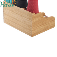 Boîte de rangement en papier de bambou pour gobelets, sachets de thé et mouchoirs, organisateur pour bars