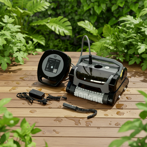 Robot Limpiador de Piscinas Inteligente, Aspiradora Inalámbrica para Piscinas, Aspiradora Robótica para Piscinas WC-3012, Limpiador de Piscinas Robótico Eficiente - Product Image 1