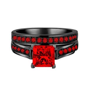Romantic Couple <b>Rings</b> Punk Dragon Pattern <b>Men's</b> <b>Rings</b> Beautiful Ruby Women's <b>Rings</b> <b>for</b> Women <b>Men</b> - Product Image 5