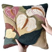 Design personnalisable crochet broderie taie d'oreiller avec motif de fleurs coussin décoration maison décor lit oreiller