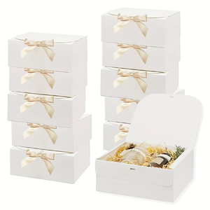 Eco Friendly Foldable Recycled Paper Gift Boxes Reusable Rigid Cardboard <b>Box</b> Sponge Lining Multi Scene Party Packaging - Product Image 5