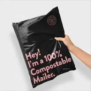 Custom Logo Poly Mailer Plastic Mailer Cloth Mail Shipping Packaging Mailing Bags For Clothing