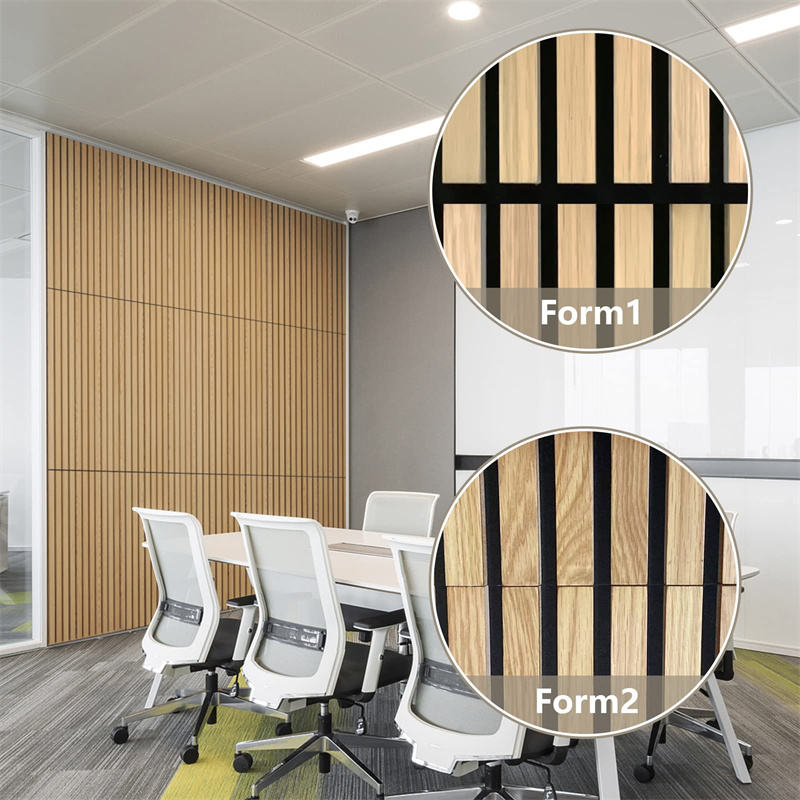 Akupanel Customized Modern Design MDF Wood Wall Panels
