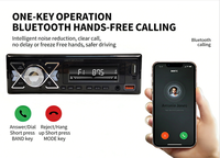 Lecteur MP3 de voiture avec écran LCD, radio FM, USB, carte TF, alimentation 12V DC, pour amplificateur 5.0, télécommande mains libres, intérieur automobile
