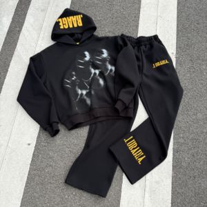 Chándal Deportivo Personalizado para Hombre, Fabricado con Tela <span class=keywords><strong>Sara</strong></span> Fleece y Estampado DTG en Silicona - Product Image 3