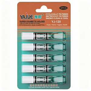 Porte-filtre à cigarettes réutilisable et lavable, ajustement universel pour cigarettes régulières/moyennes/slim, embout buccal rechargeable pour hommes - Product Image 4