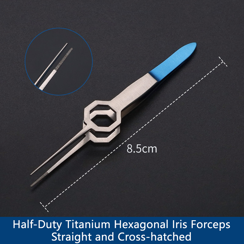 Titanio, hexagonal semiapilado, recto