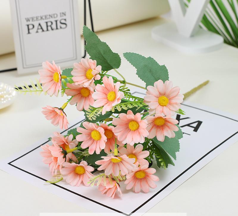 Single dreamy small chrysanthemum light champagne