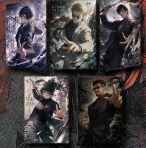 Nouvelle collection de cartes d'art JJK, cartes en papier acrylique coloré <span class=keywords><strong>Jujutsu</strong></span> <span class=keywords><strong>Kaisen</strong></span>, cartes à jouer Zenin Maki Itadori Yuji, cadeaux pour les amateurs - Product Image 6