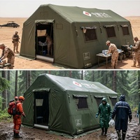 Carpa Médica Inflable Portátil Comercial de PVC Impermeable para Rescate al Aire Libre, de Montaje Rápido, con Tecnología Air Beam, OEM ODM