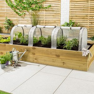 Nhà Máy Bán Hàng Trực Tiếp Mưa Bằng Chứng Lạnh Bằng Chứng Mini Nhà Kính Nhỏ Phát Triển Đường Hầm Cloche Vườn Polytunnel Nhà Kính - Product Image 4