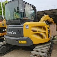 Komatsu pc55 mini 5.5ton Japon hydraulique pelle sur chenilles chargeuse-pelleteuse bon marché pelle hydraulique Komatsu pc55mr d'occasion