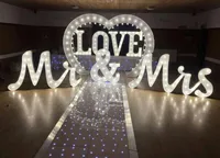 GFace Moderne Spiegelfinish Silberne Marquee-Buchstaben 3D Metall-Beschilderung für Luxuriöse Hochzeits-Event-Empfangsdekoration