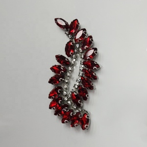 Aplique de Hoja <span class=keywords><strong>con</strong></span> Pedrería Hecho a Mano, <span class=keywords><strong>con</strong></span> Adhesivo Termofusible, <span class=keywords><strong>para</strong></span> Decoración de <span class=keywords><strong>Ropa</strong></span>, Manualidades y Accesorios DIY - Product Image 2