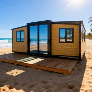 Maison conteneur extensible 20 pieds, maison pliable prête à être expédiée <span class=keywords><strong>pour</strong></span> la vente, la <span class=keywords><strong>location</strong></span> agricole, les affaires, la <span class=keywords><strong>location</strong></span> de villas, les restaurants de plage - Product Image 1