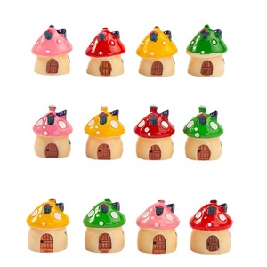 Dp Mushroom House Resin Craft Miniature Garden Decor Home Decoration Artistic <b>Ornament</b> - Product Image 5