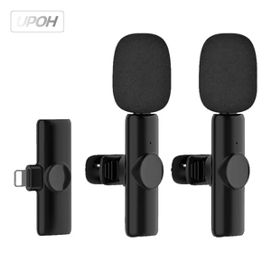 Nuovissimo microfono Lavalier Wireless a bassa latenza compatto ad alta sensibilità <span class=keywords><strong>per</strong></span> la registrazione <span class=keywords><strong>Video</strong></span> <span class=keywords><strong>voce</strong></span> chiara - Product Image 2