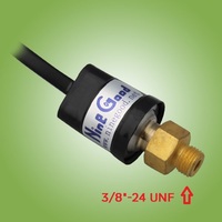 Capteur de pression d'eau haute/basse, interrupteur régulateur de pression, contrôle de pression CVC, indice de protection IP54, 250 V CA, 6 A, laiton et plastique