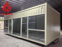 Maison conteneur extensible étanche mondiale à assemblage rapide, design moderne et écologique, pour usage résidentiel extérieur avec salle de bain et cuisine