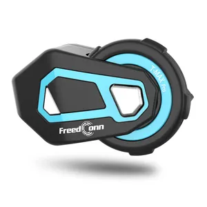 FreedConn TMAX PRO 6 Riders 1200M Jog Dial Big Battery Bluetooth Headset Handsfree Group Intercom for Motorcycle Helmet
