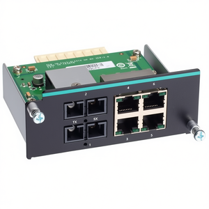 โมกซ่า IM-6700A-2SSC4TX สวิตช์อีเธอร์เน็ตแบบโมดูลาร์ 2 Sfp 4 พอร์ต IEEE 802.3 ขั้วต่อ SC/UPC เครือข่ายระดับองค์กร - Product Image 2