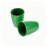 Ensemble de vaisselle pour enfants biodégradable au design moderne, tasses et mugs en céramique à base de coques de riz