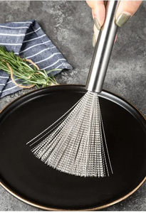 Wholesale Useful Stainless Steel Pan <b>Brush</b> with Long Handle Strong Decontamination Kitchen Cleaning Tools Home Supplies - Product Image 3